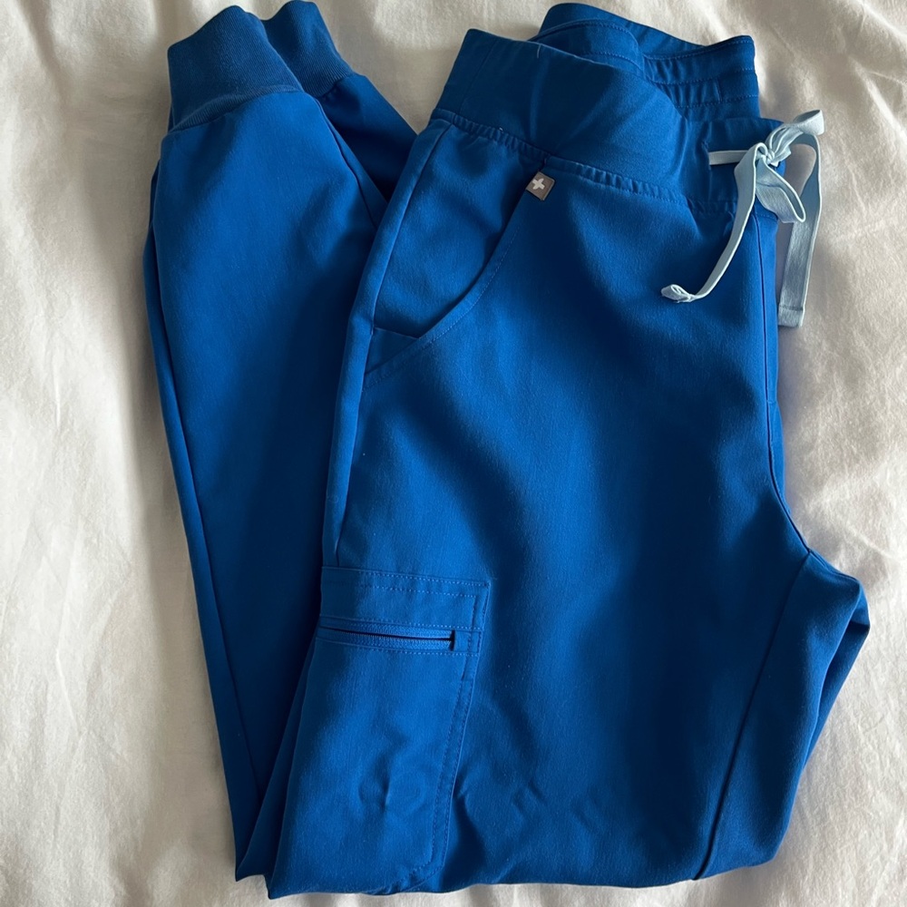 Blue FIGS joggers